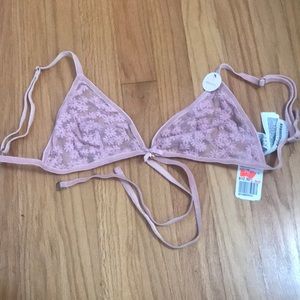 💗🌸 NWT Forever 21 Pink Floral Bralette Size L